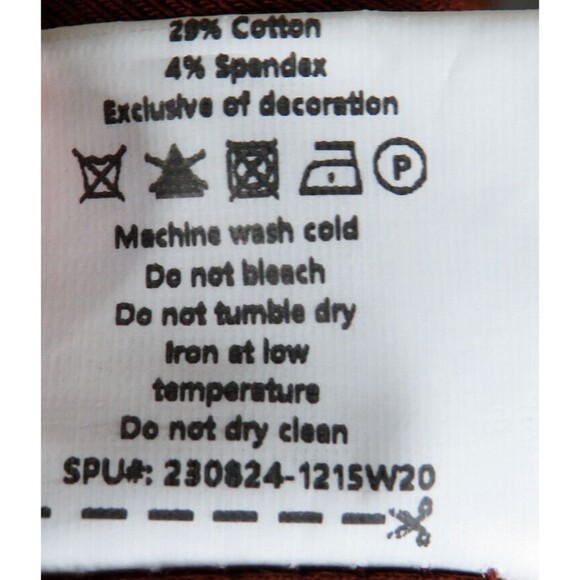 OGL Eco Mousse Tencel Wool Detail Long Sleeve Brami BraTop In Rust Size Medium - Picture 9 of 10